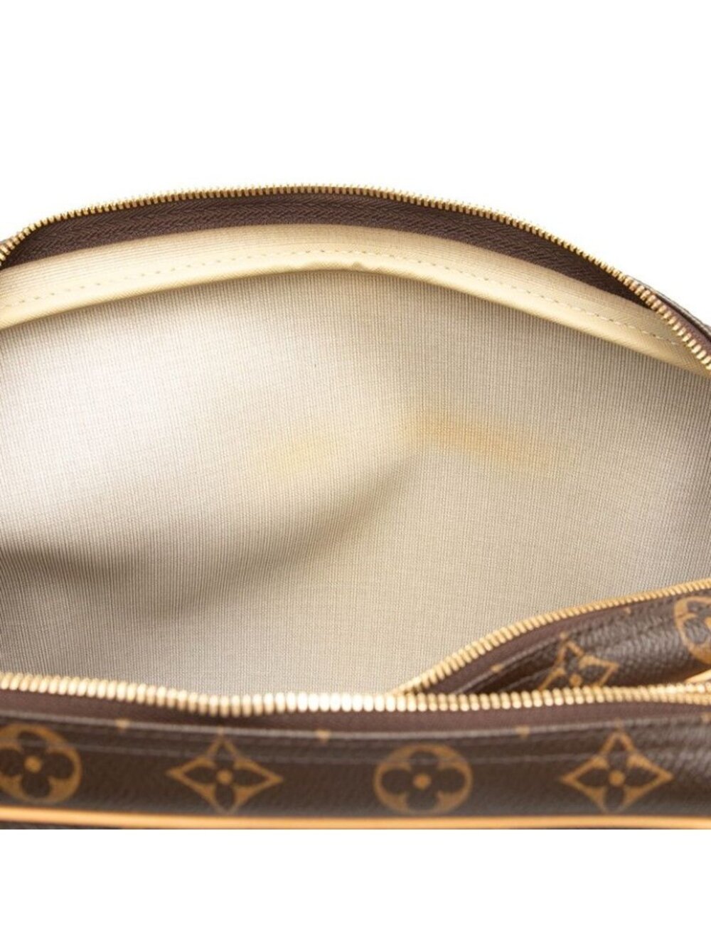 Louis Vuitton Monogram Reporter GM Crossbody Shoulder Bag Brown Leather - Picture 5 of 7